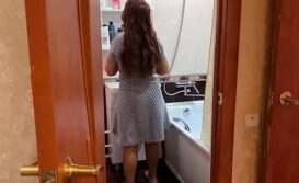 Esposa fazendo sexo anal antes de ir trabalhar